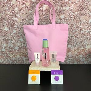 Clinique Tote + Products - New/Never Used